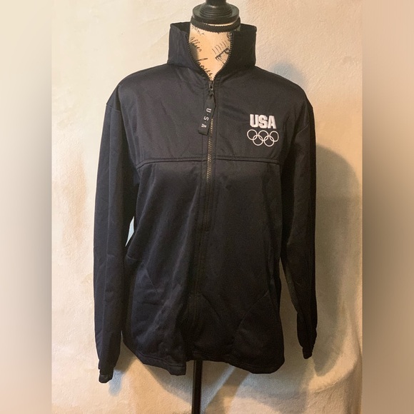 Olympics Other - USA Olympic Committee Blue M Zip Up